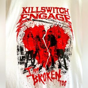 Killswitch Engage Official Merch XL Tee Shirt "I Am Broken Too"